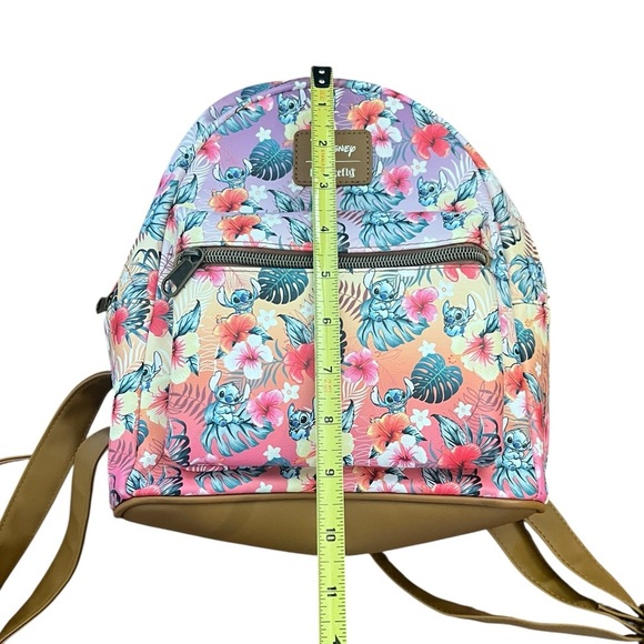 Loungefly x Disney Stitch Tropical Print Backpack & Wallet Card Holder Set main image 10